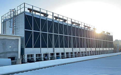 The characteristics of industrial closed cooling tower.